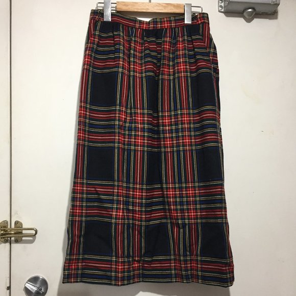 VINTAGE PERRUZZA SPORTSWEAR PLAID SKIRTS SIZE 10 - Picture 2 of 7